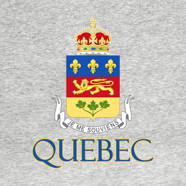 Quebec, Canada - Coat of Arms Design by Naves